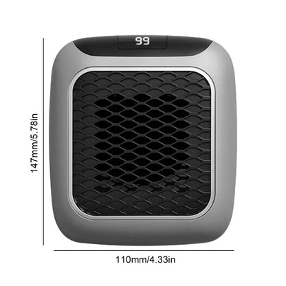 Plug-In Mini Electric Heater Fan