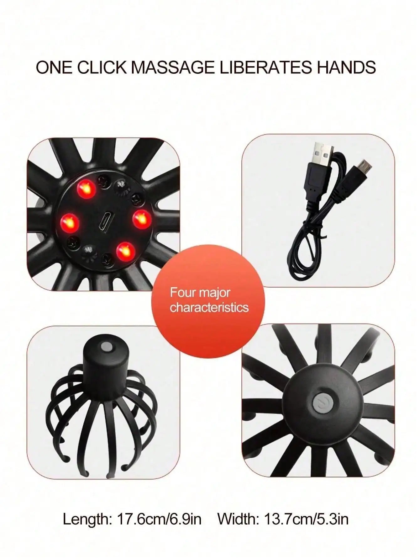 Intelligent Electric Scalp Massager