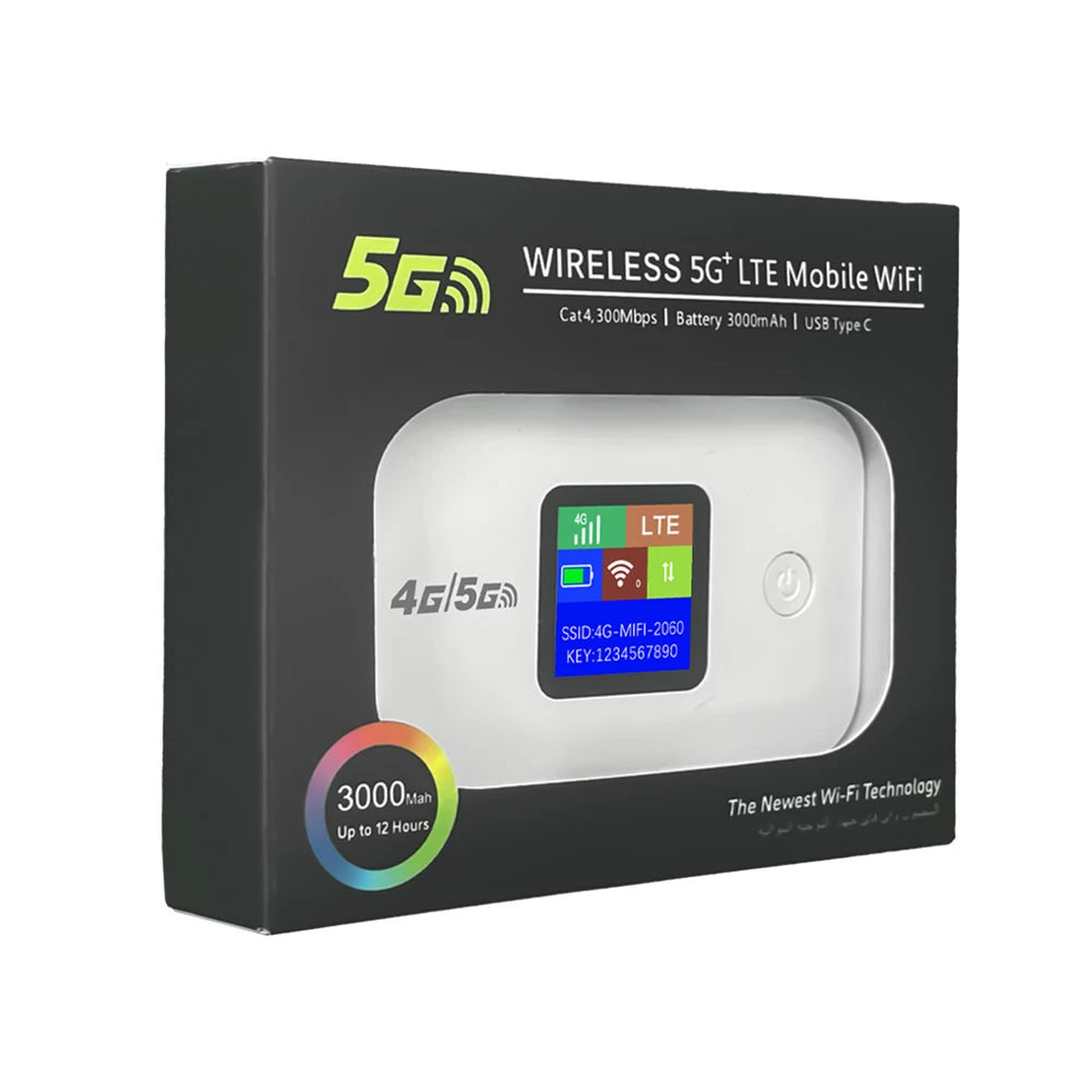Portable 4G/5G Mobile WiFi Router