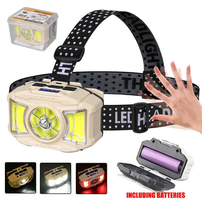 Powerful LED Induction Headlamp