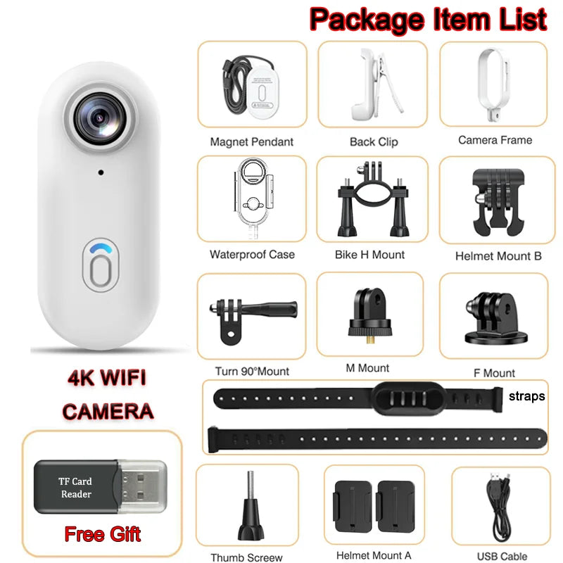 Pocket 4K Mini Action Cam