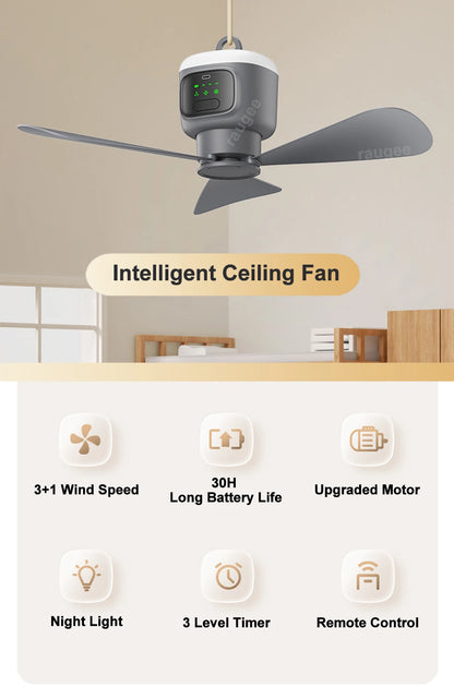 Portable Camping Ceiling Fan