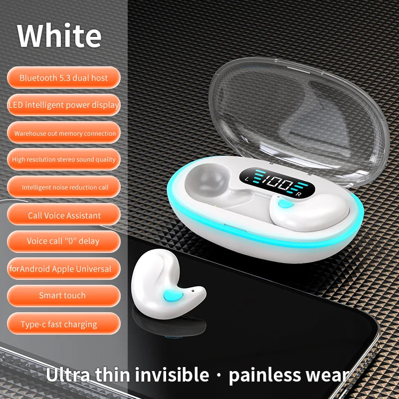 Invisible Sleep Wireless Earbuds