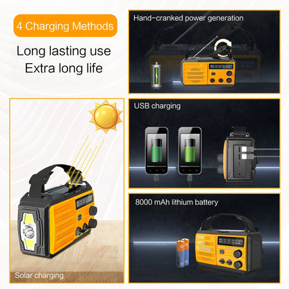 Solar Hand Crank Radio