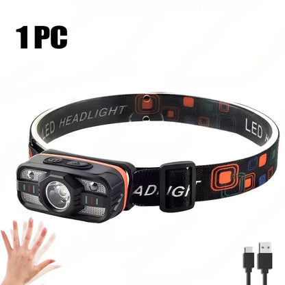 Powerful LED Induction Headlamp