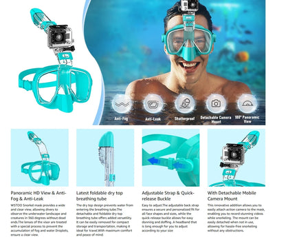Underwater Snorkeling Face Mask