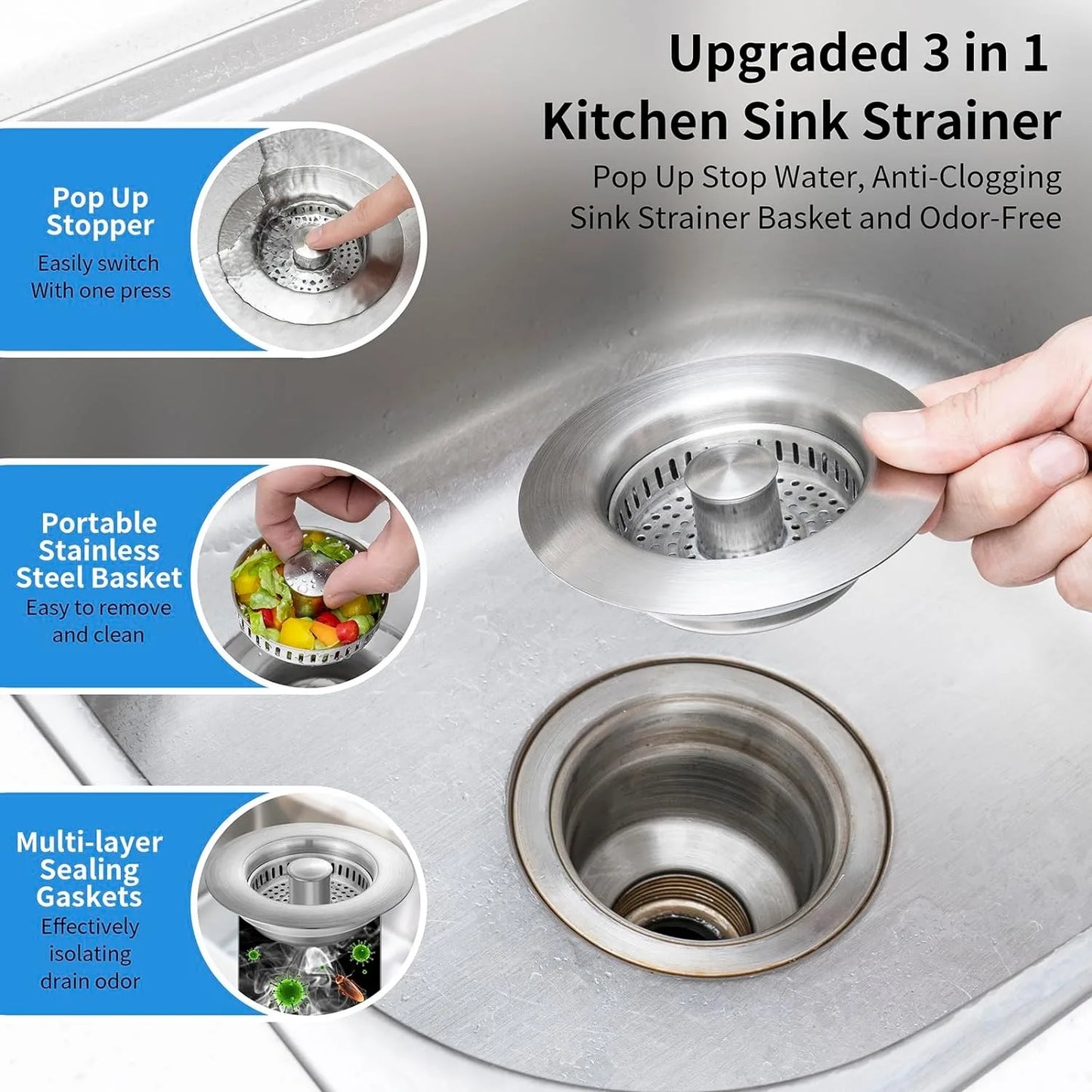 Stainless Steel Sink Strainer