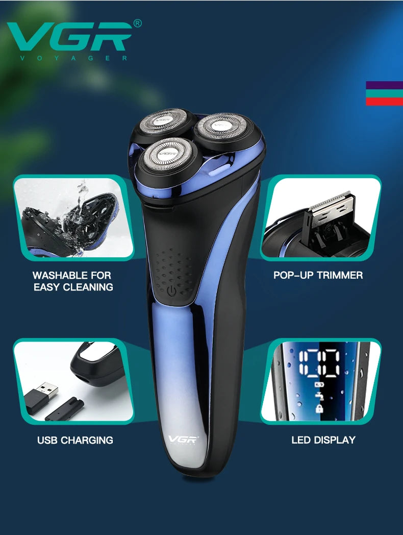 Electric Rotary Shaver Men