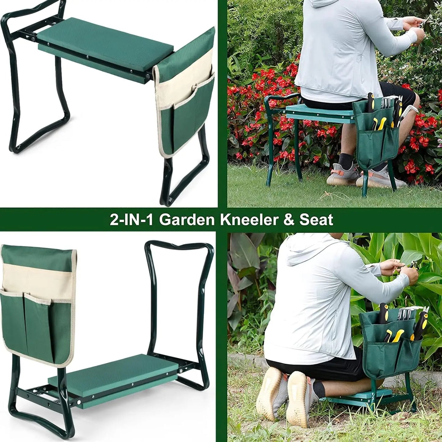 Folding Garden Kneeler Seat