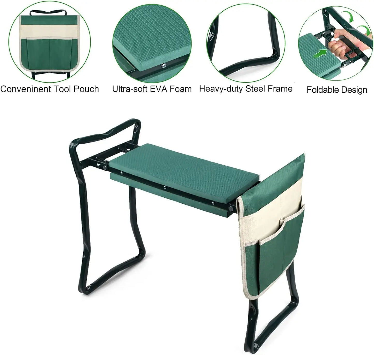 Folding Garden Kneeler Seat