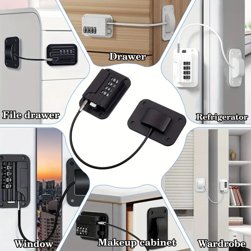 Refrigerator Door Lock with Password