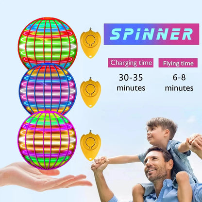 LED Flying Spinner Ball