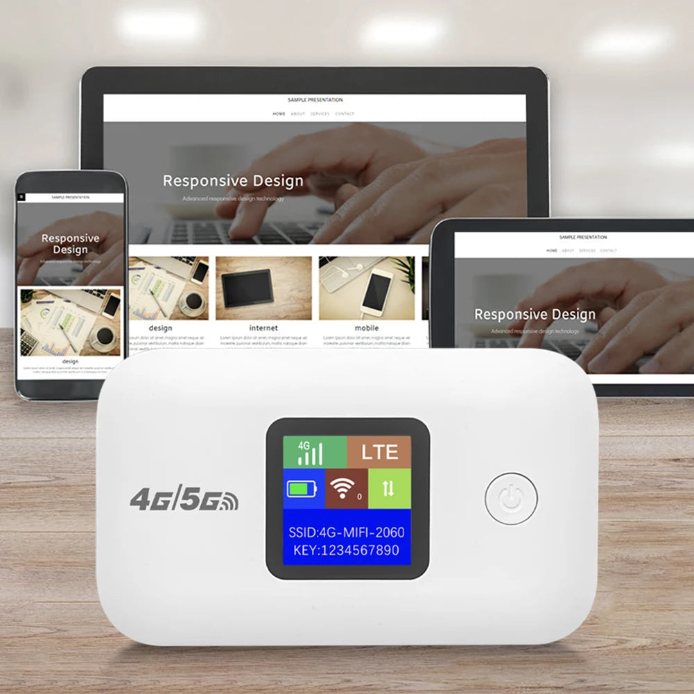 Portable 4G/5G Mobile WiFi Router