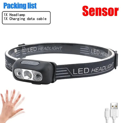 Powerful LED Induction Headlamp