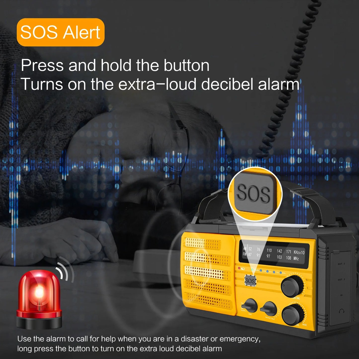 Solar Hand Crank Radio