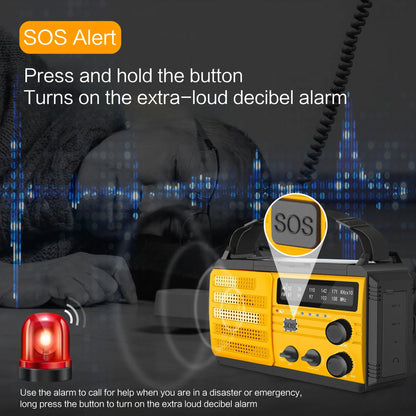 Solar Hand Crank Radio