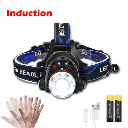 Powerful LED Induction Headlamp