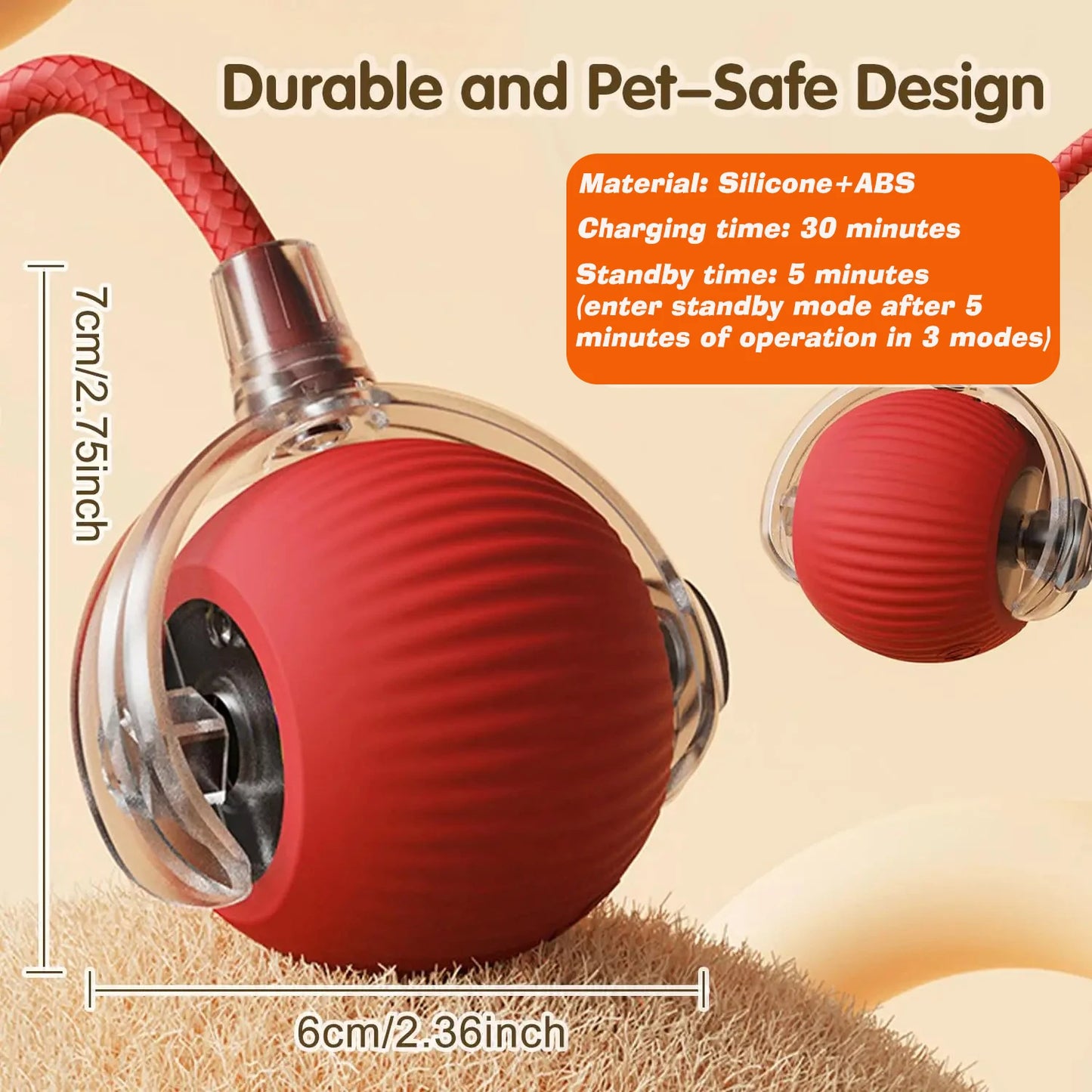 Automatic Dog Rolling Ball