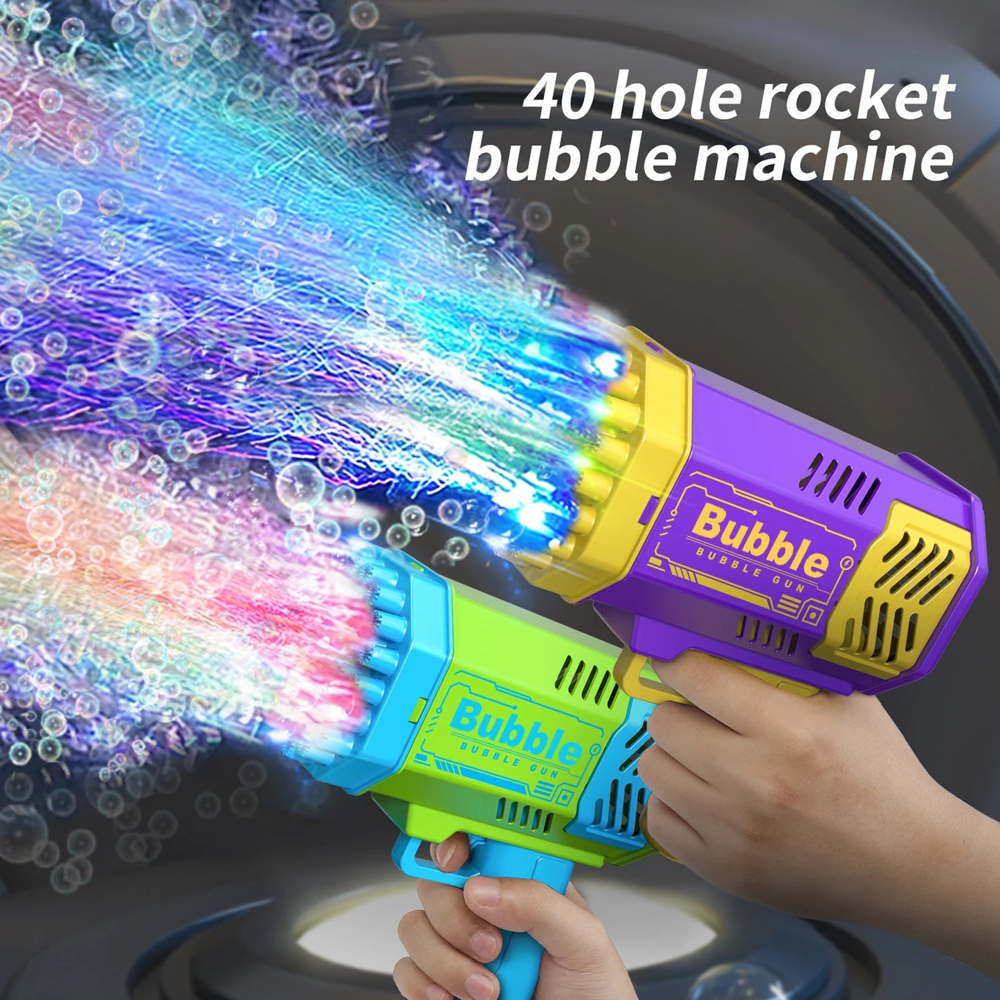 40-Hole Bubble Machine