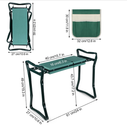 Folding Garden Kneeler Seat