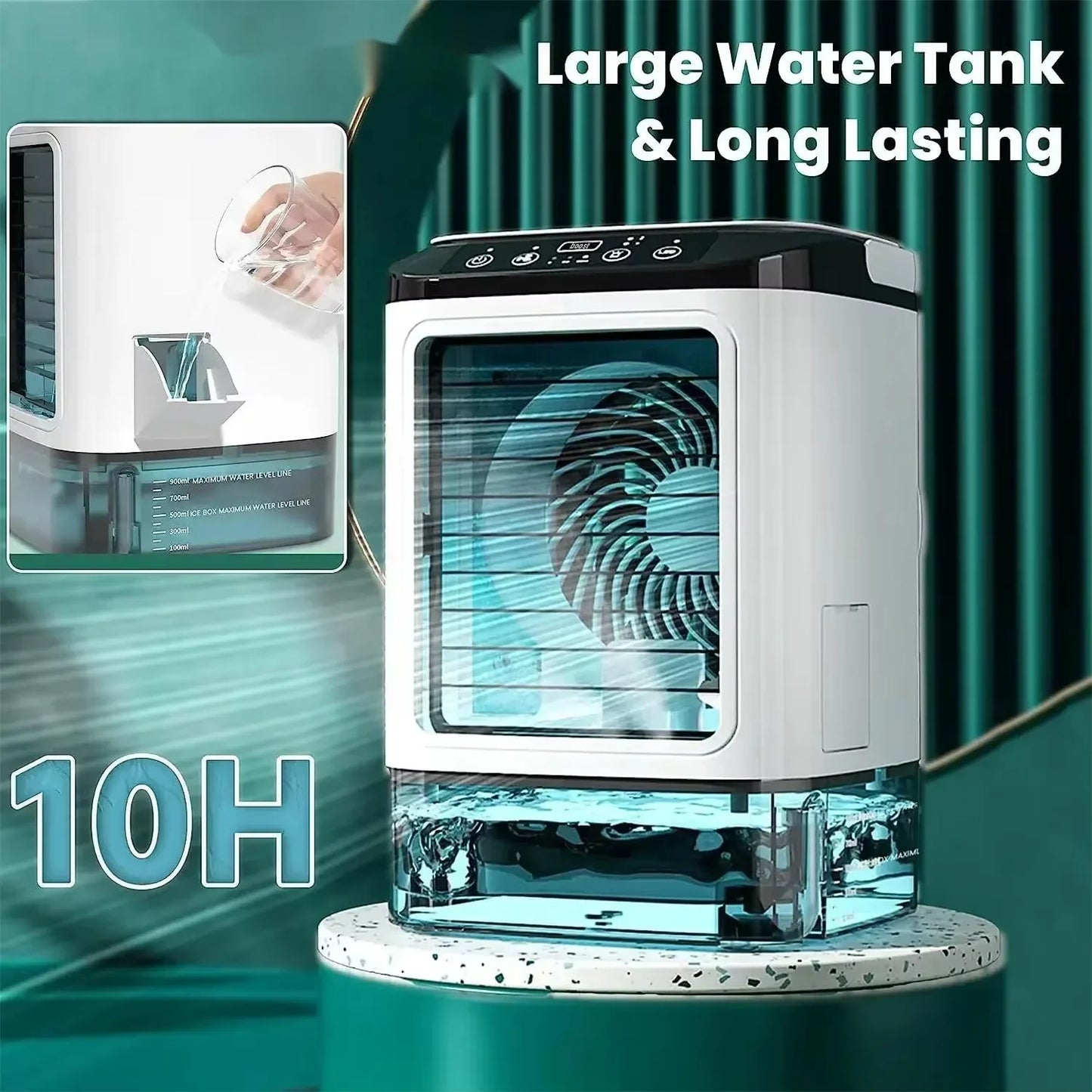 HOMEFISH Portable Air Cooler Fan