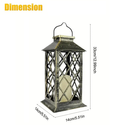 Solar Hanging Flickering Candle Light