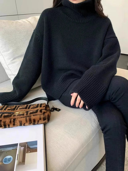 Women’s Thick Cashmere Turtleneck Sweater