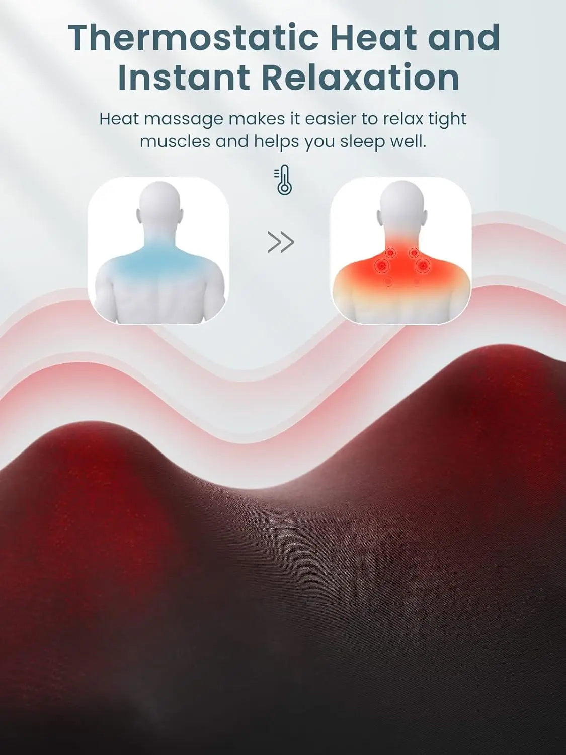 Shiatsu Neck Massager Pillow