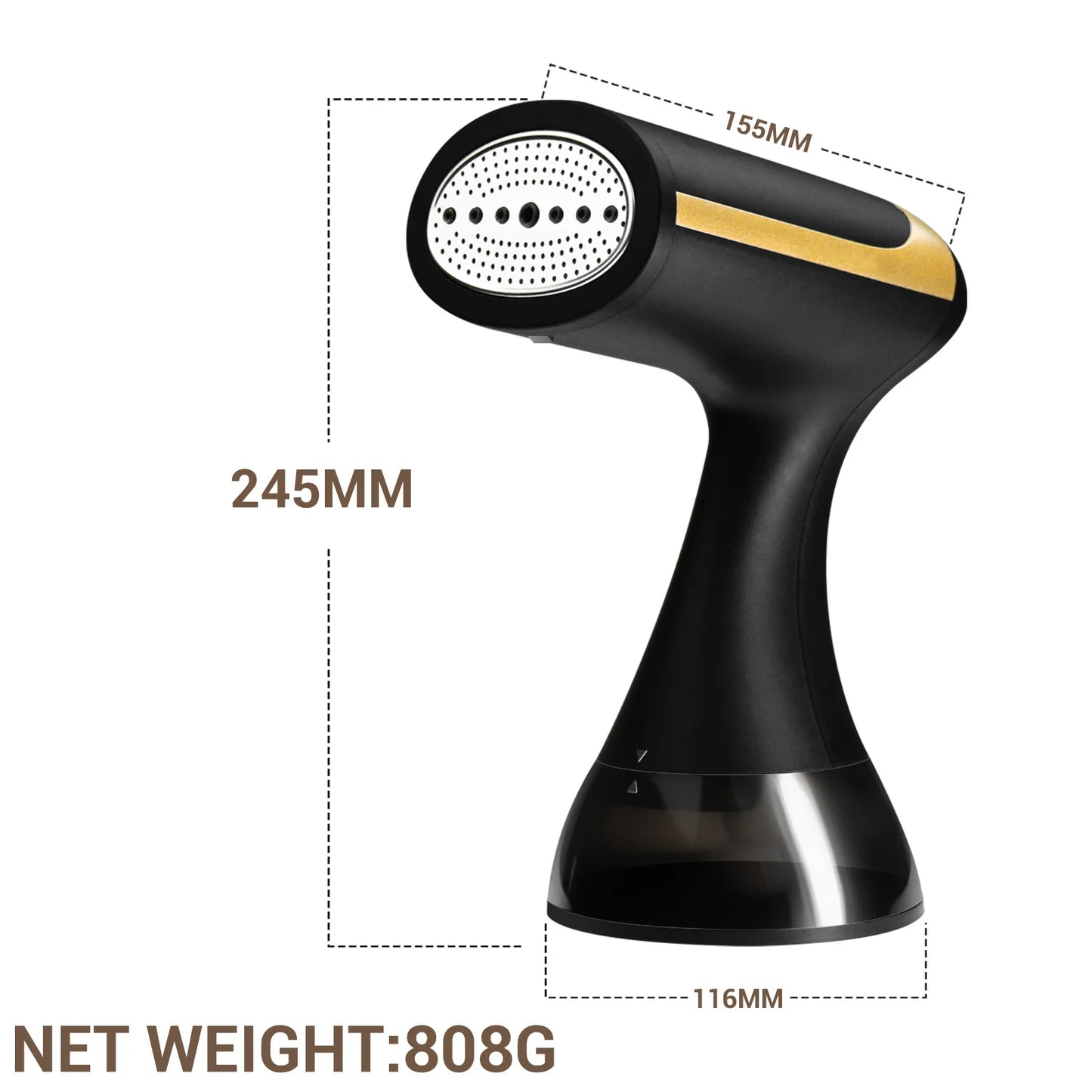 HOMEFISH 1500W Portable Handheld Steam Iron