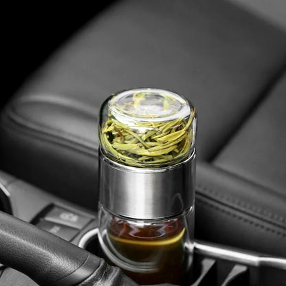 420ml Glass Tea Water Bottle
