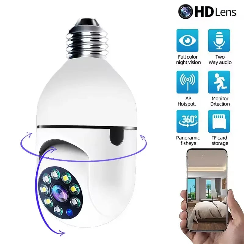 E27 Bulb Security Camera