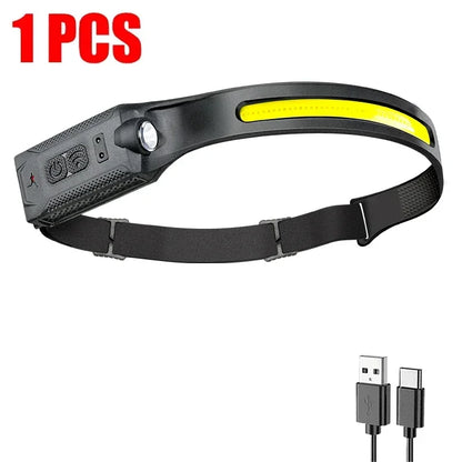 Powerful LED Induction Headlamp