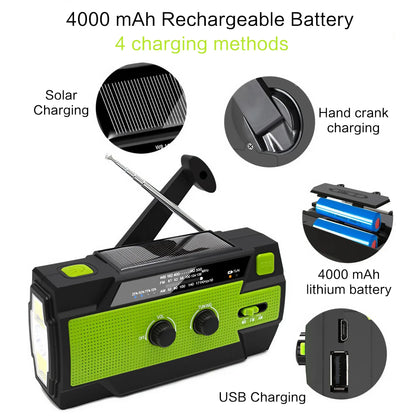 Solar Hand Crank Radio