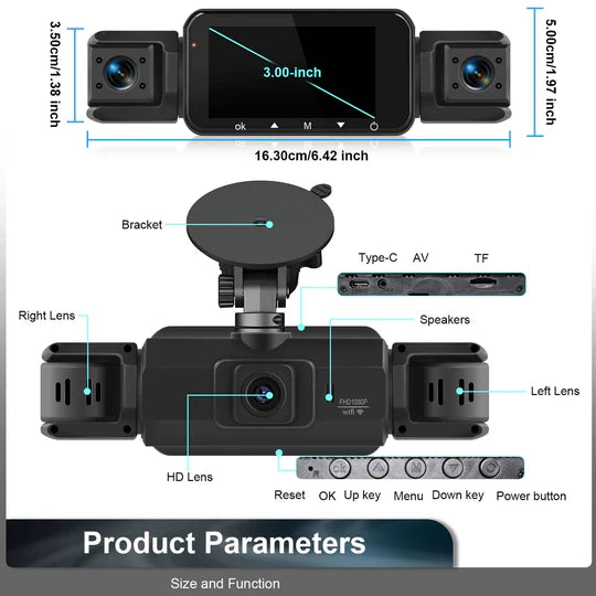 Channel Car Dash Camera